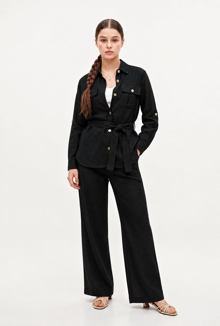 s26-25 suit linen 2poc