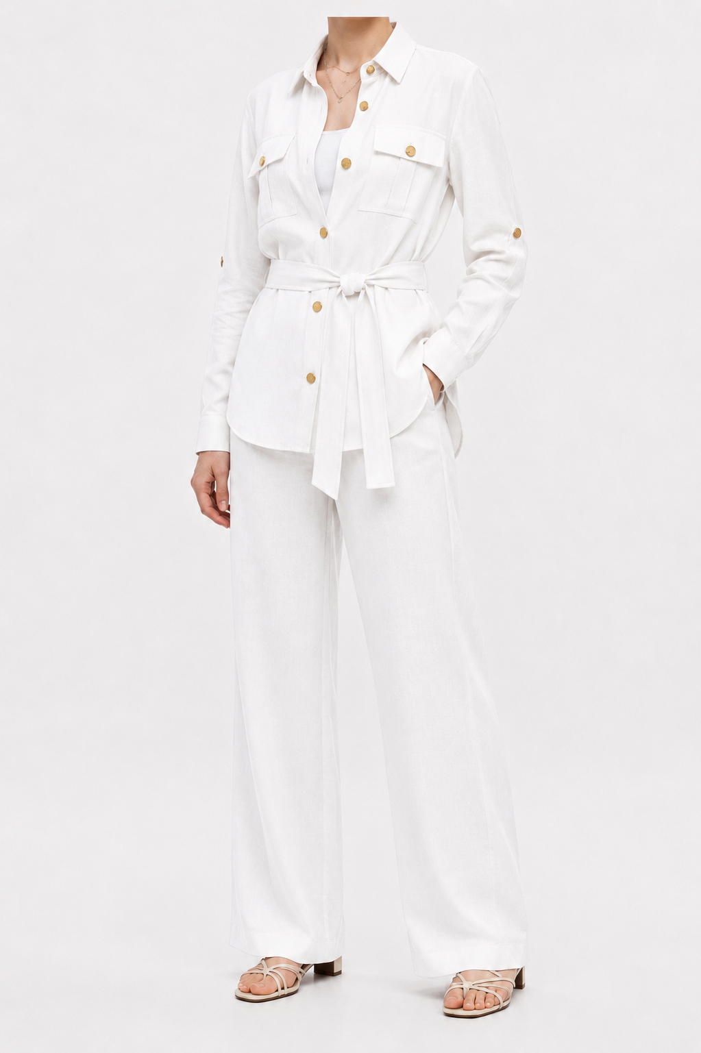 s26-25 suit linen 2poc