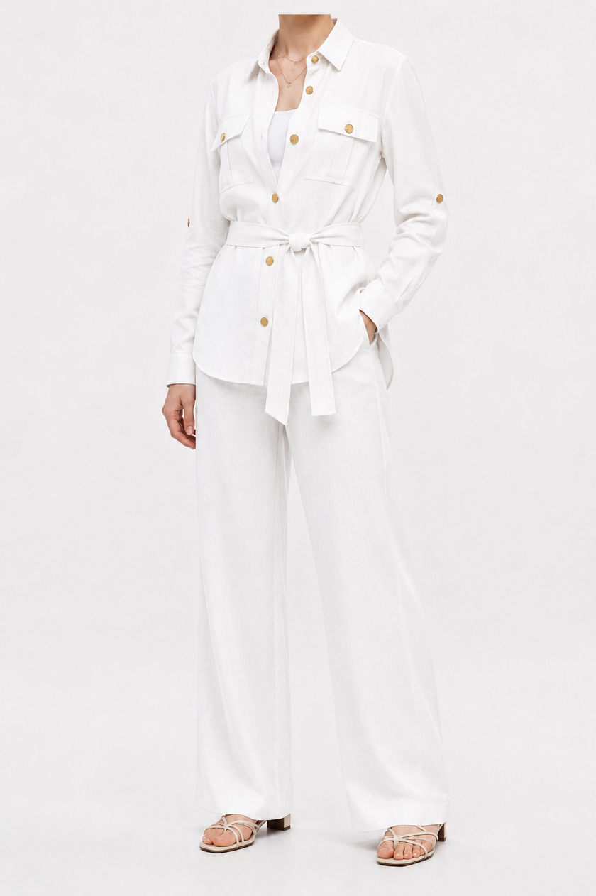 s26-25 suit linen 2poc