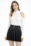 Skirt Pleated 2 Belts