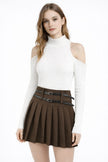 Skirt Pleated 2 Belts