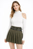 Skirt Pleated 2 Belts