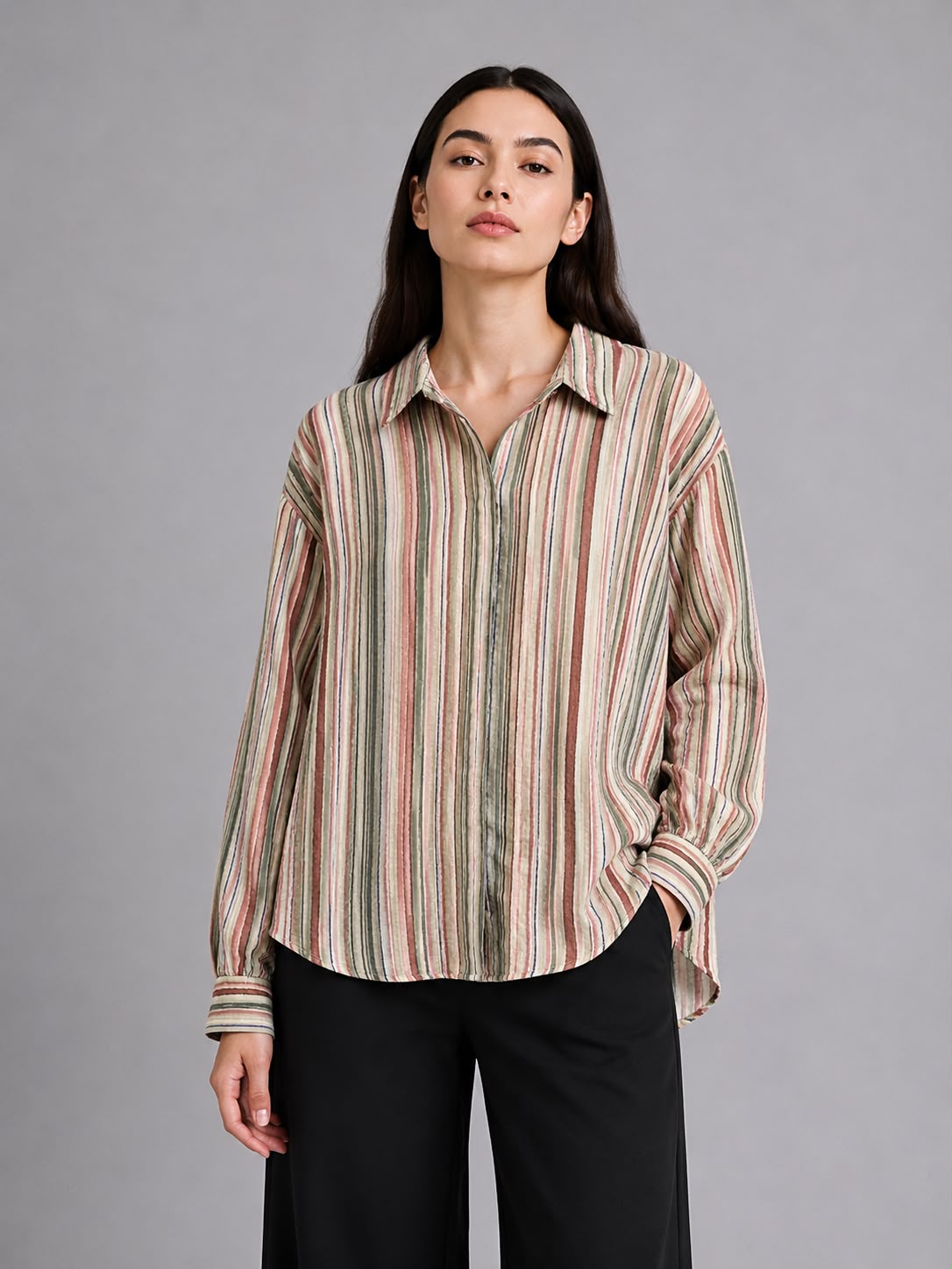 S26-20CHEMISE  STRIPE