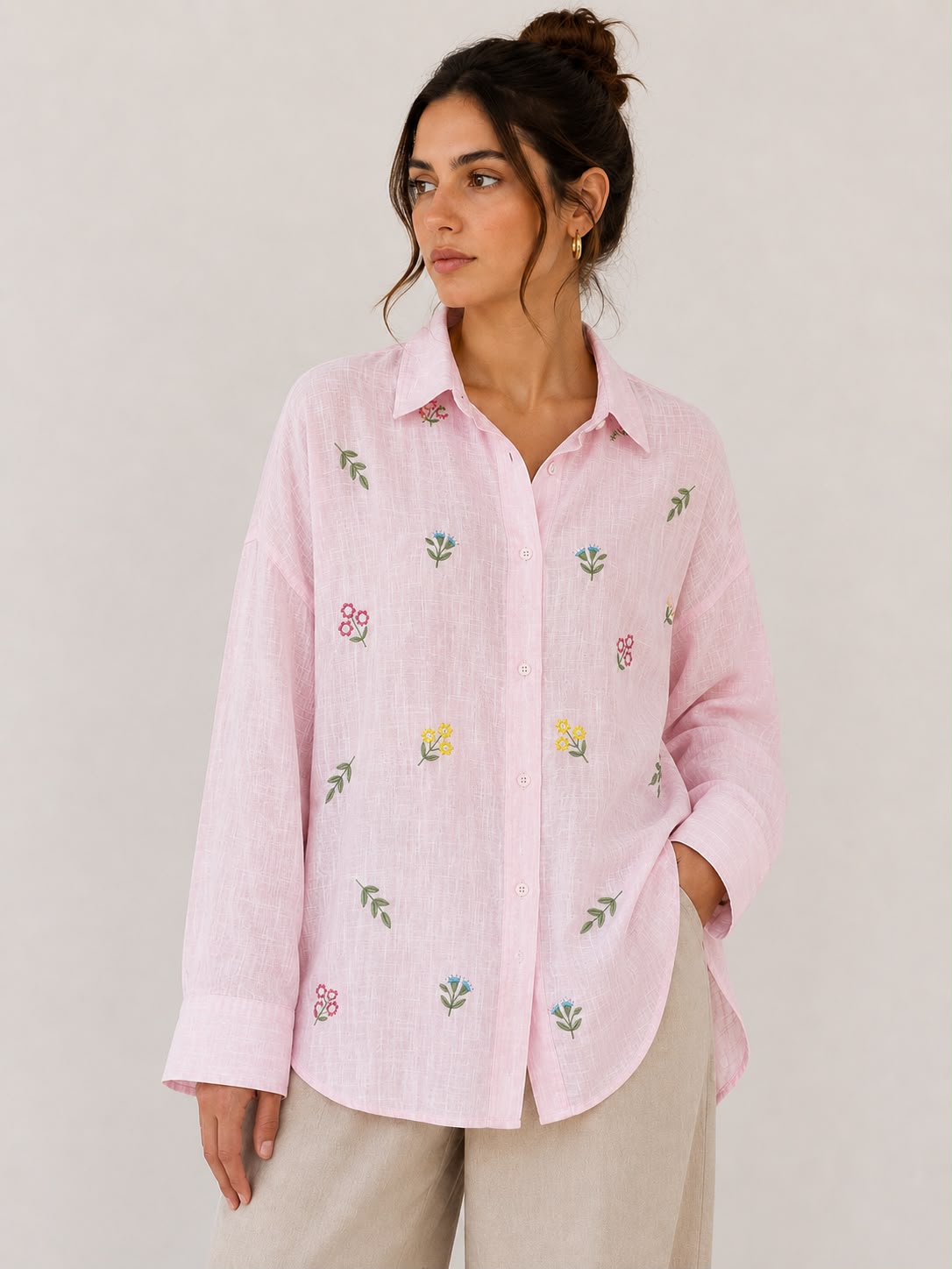 s26-26 chemies embroidery linen
