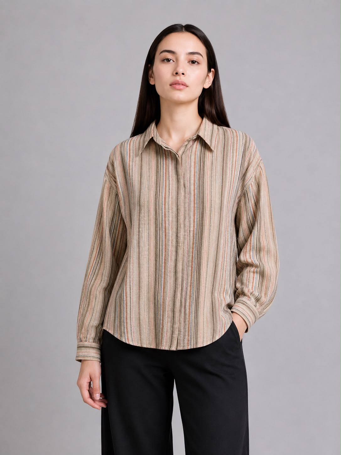 S26-20CHEMISE  STRIPE