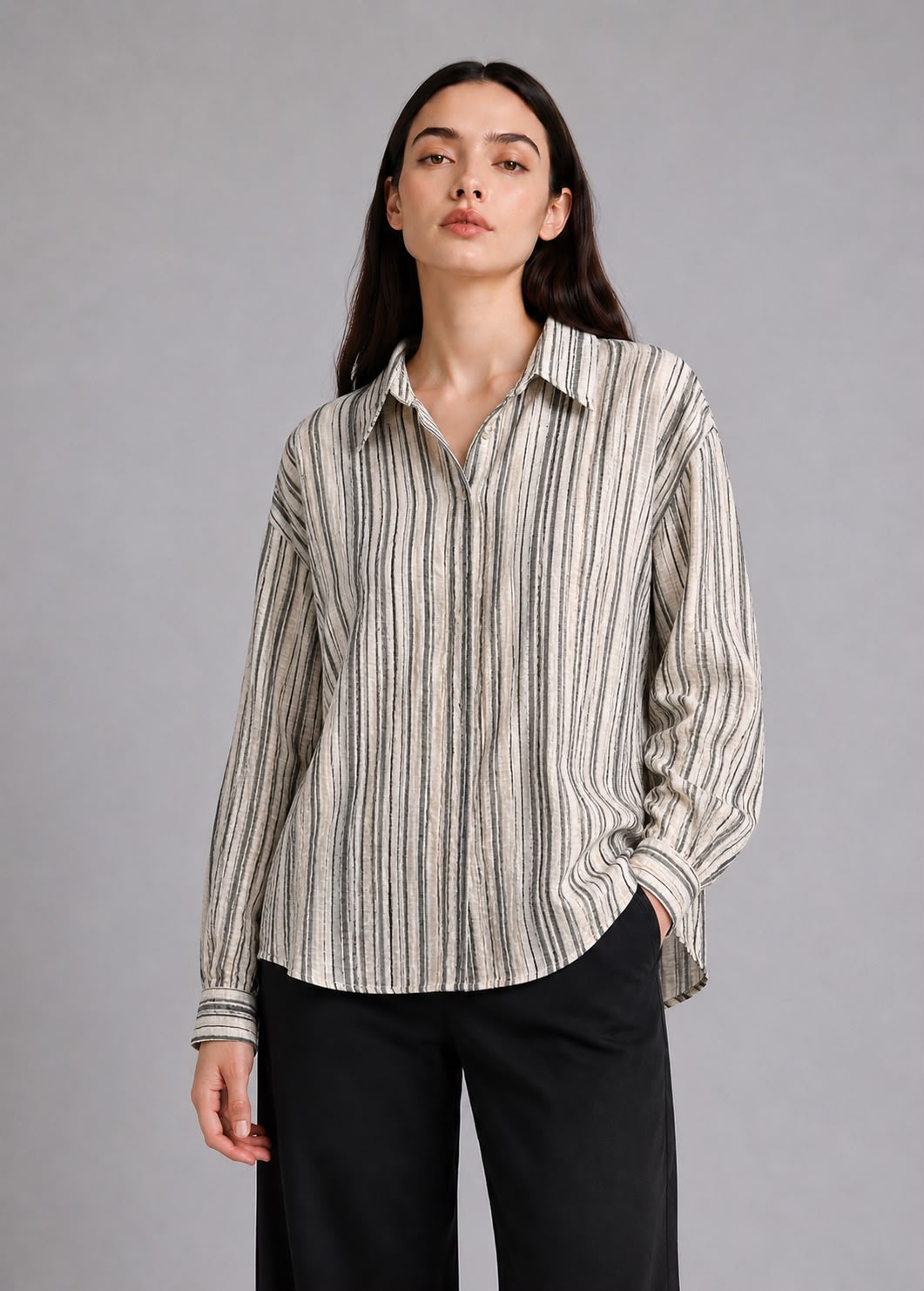 S26-20CHEMISE  STRIPE