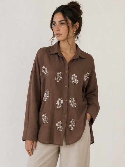 s26-26 chemies embroidery linen