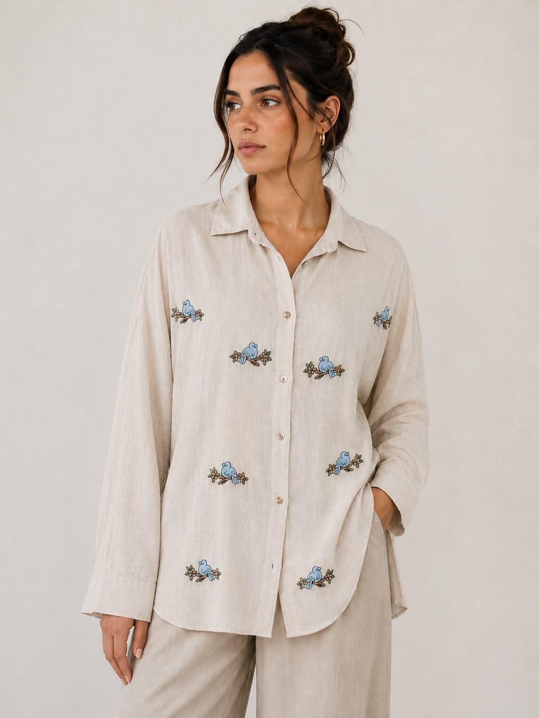 s26-26 chemies embroidery linen