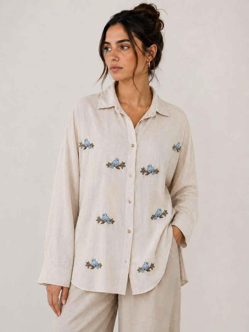 s26-26 chemies embroidery linen